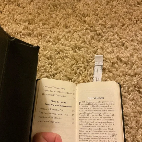 ❌NEW LISTING❌ Mini US Constitution leather bound book - Picture 4 of 5